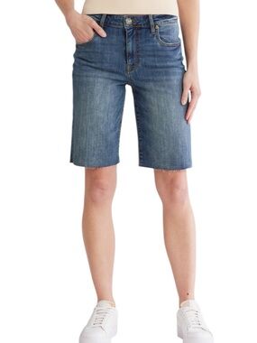 KUT from the Kloth NWT Jenny High Rise
Bermuda Denim Shorts SZ 10